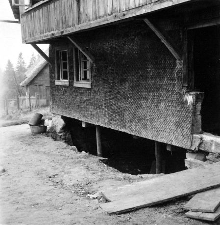 kaputte Grundmauer Ostseite