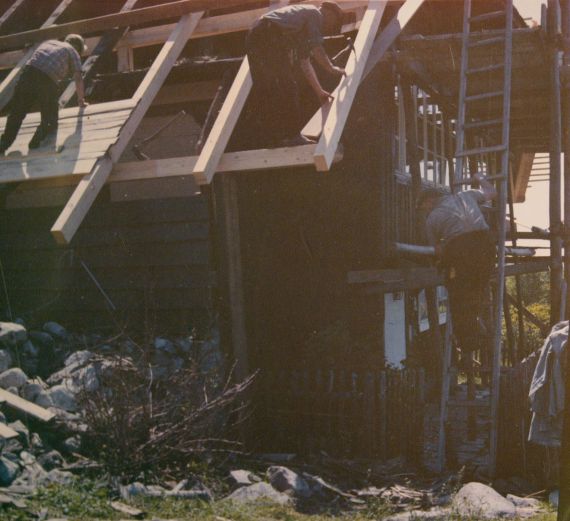 Dachstuhl wird saniert