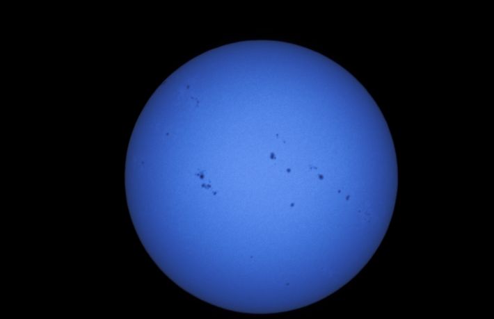 Sonne durch Teleskop