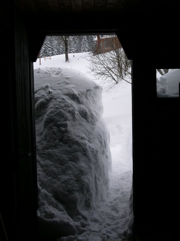 Hauseingang im Westen