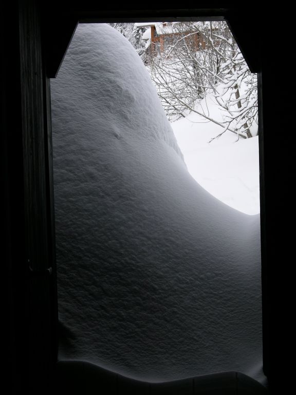 Hauseingang im Westen