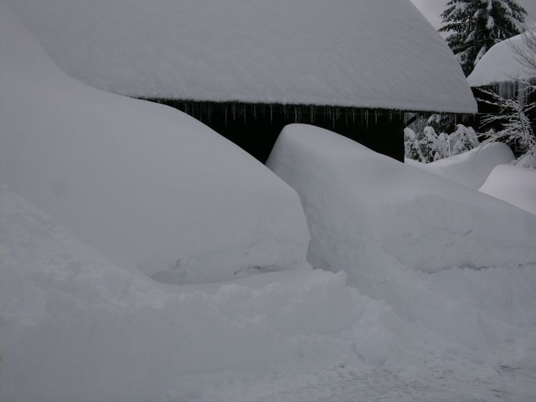 Hauseingang im Westen